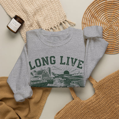 Long Live American Farmers Crewneck Sweatshirt