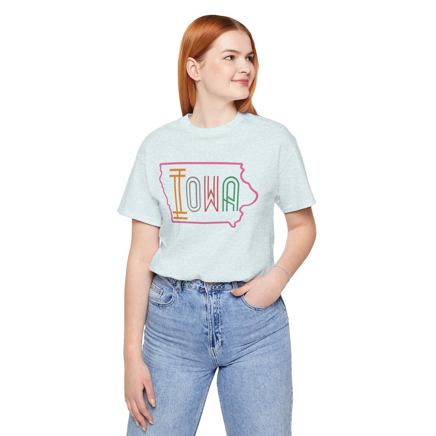 Iowa Pink Unisex Jersey Short Sleeve Tee