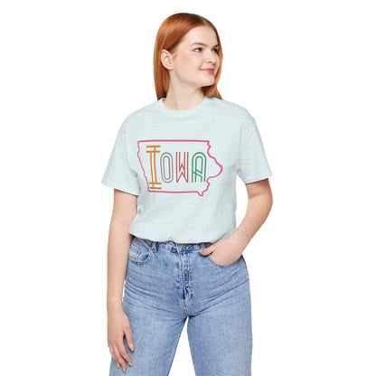 Iowa Pink Unisex Jersey Short Sleeve Tee