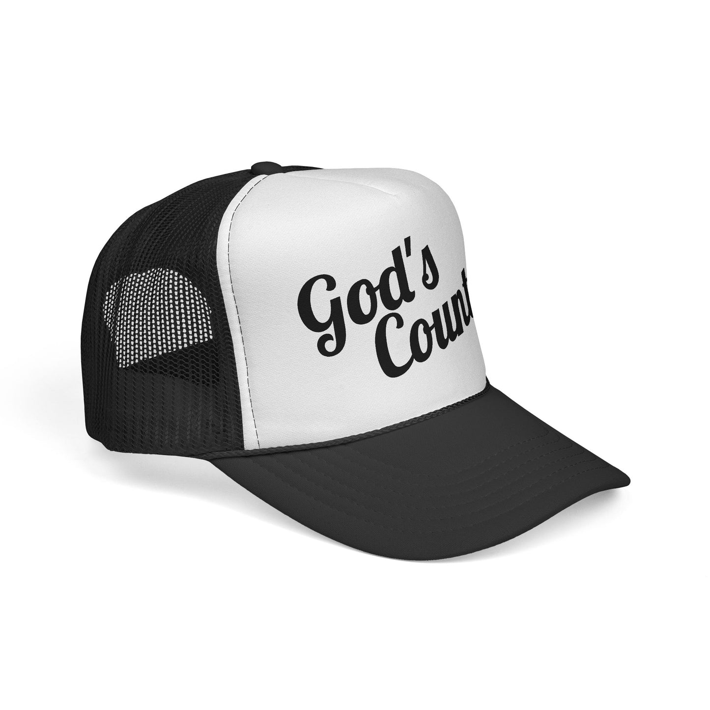 God's Country Trucker Cap — Patriotic Mesh Back Hat