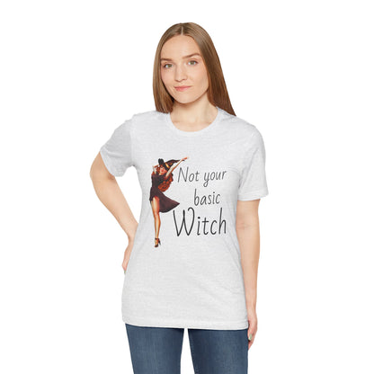 Not Your Basic Witch T-Shirt — Vintage Pinup Witch Tee