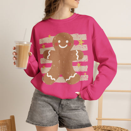 Gingerbread Cookie Sweatshirt — Cute Holiday Christmas Crewneck