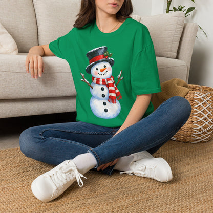 Festive Snowman Christmas T-Shirt