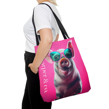 Cool Pig Tote Bag (AOP)