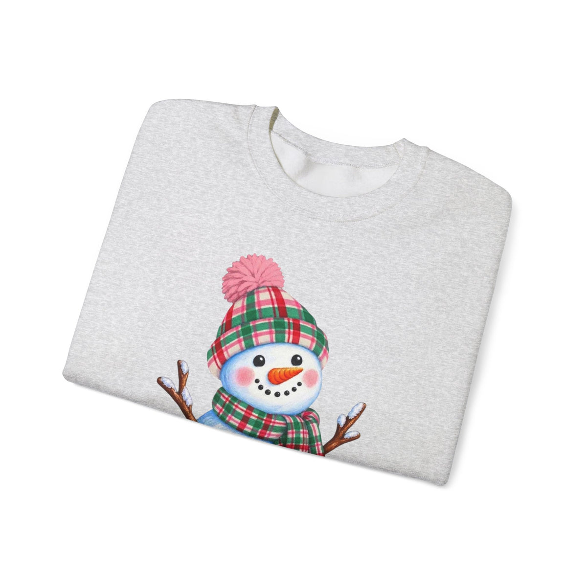 Festive Snowman Christmas Crewneck Sweatshirt