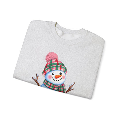 Festive Snowman Christmas Crewneck Sweatshirt