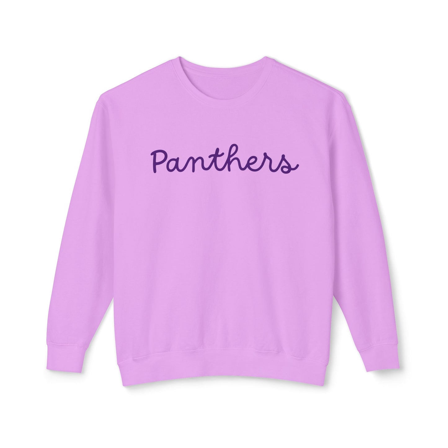 Panthers Script Crewneck Sweatshirt — Lightweight Team Pullover