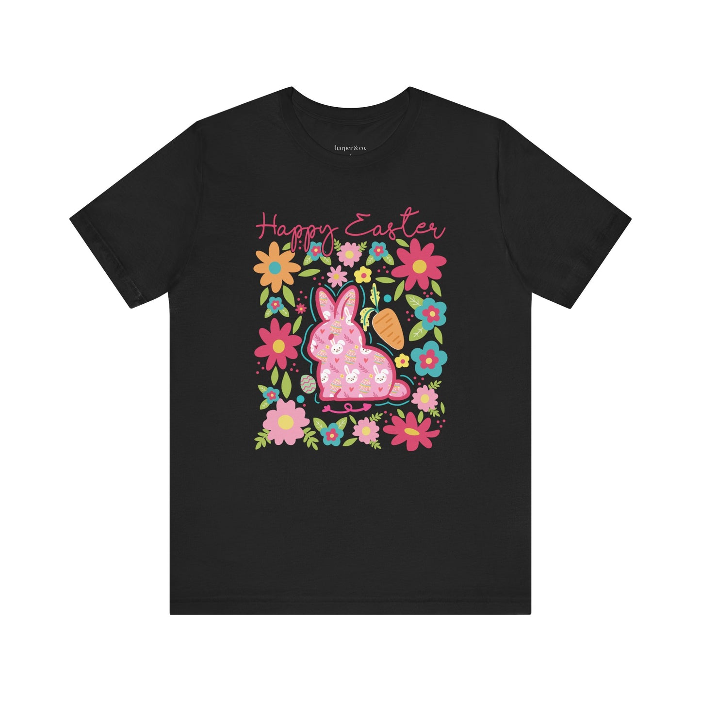 Happy Easter Bella Canvas Unisex Jersey Short Sleeve Tee