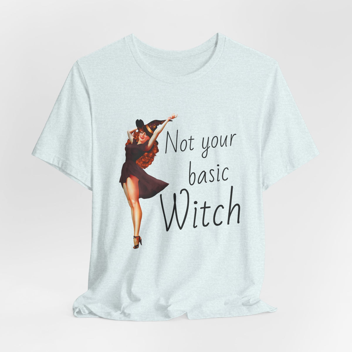Not Your Basic Witch T-Shirt — Vintage Pinup Witch Tee