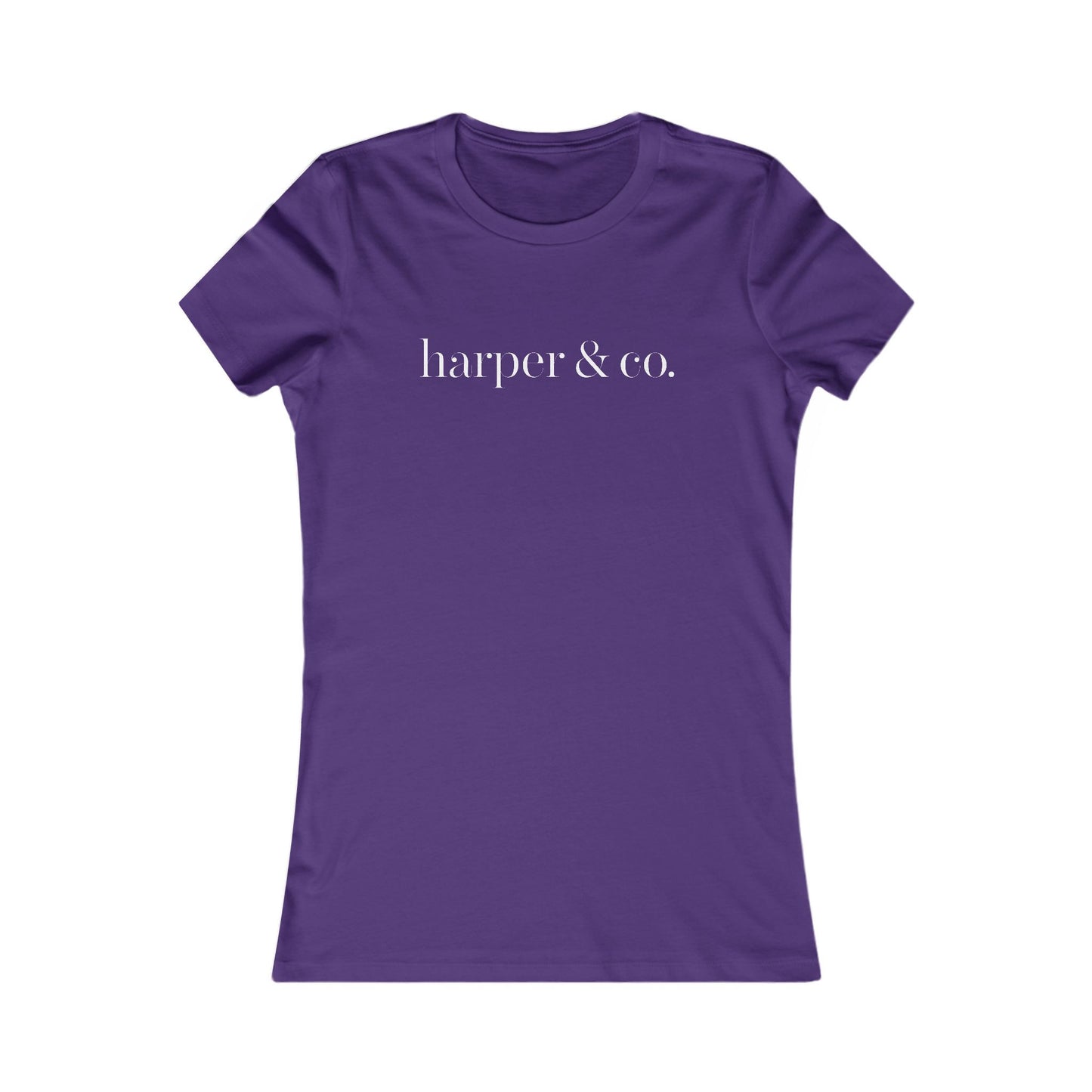 Women's Favorite Tee — Harper & Co. Minimalist Logo T-Shirt