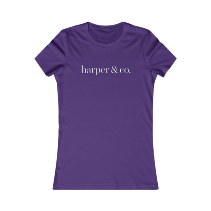 Women's Favorite Tee — Harper & Co. Minimalist Logo T-Shirt