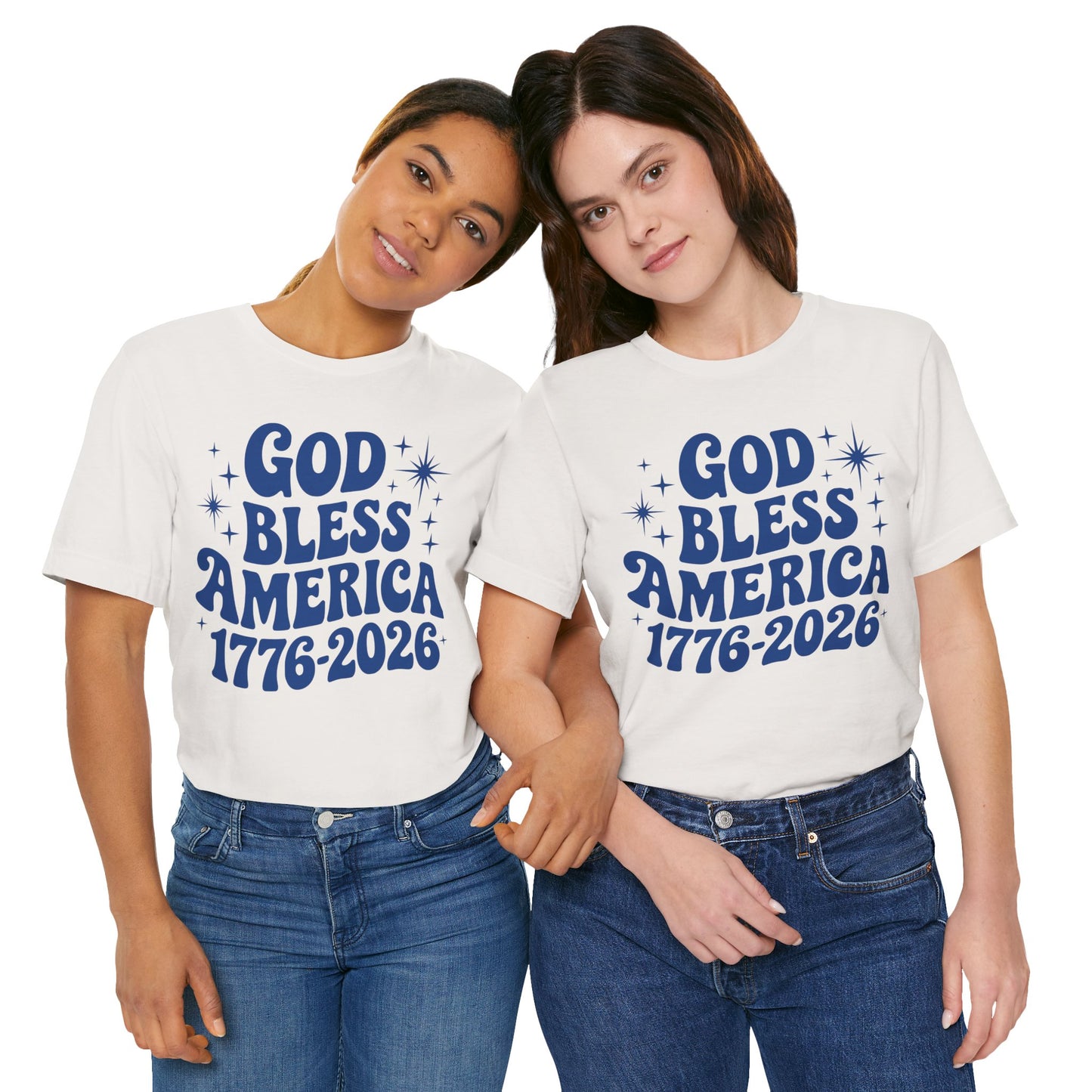 God Bless the USA - 250th Anniversary America T-Shirt — USA Bicentennial Celebration Tee