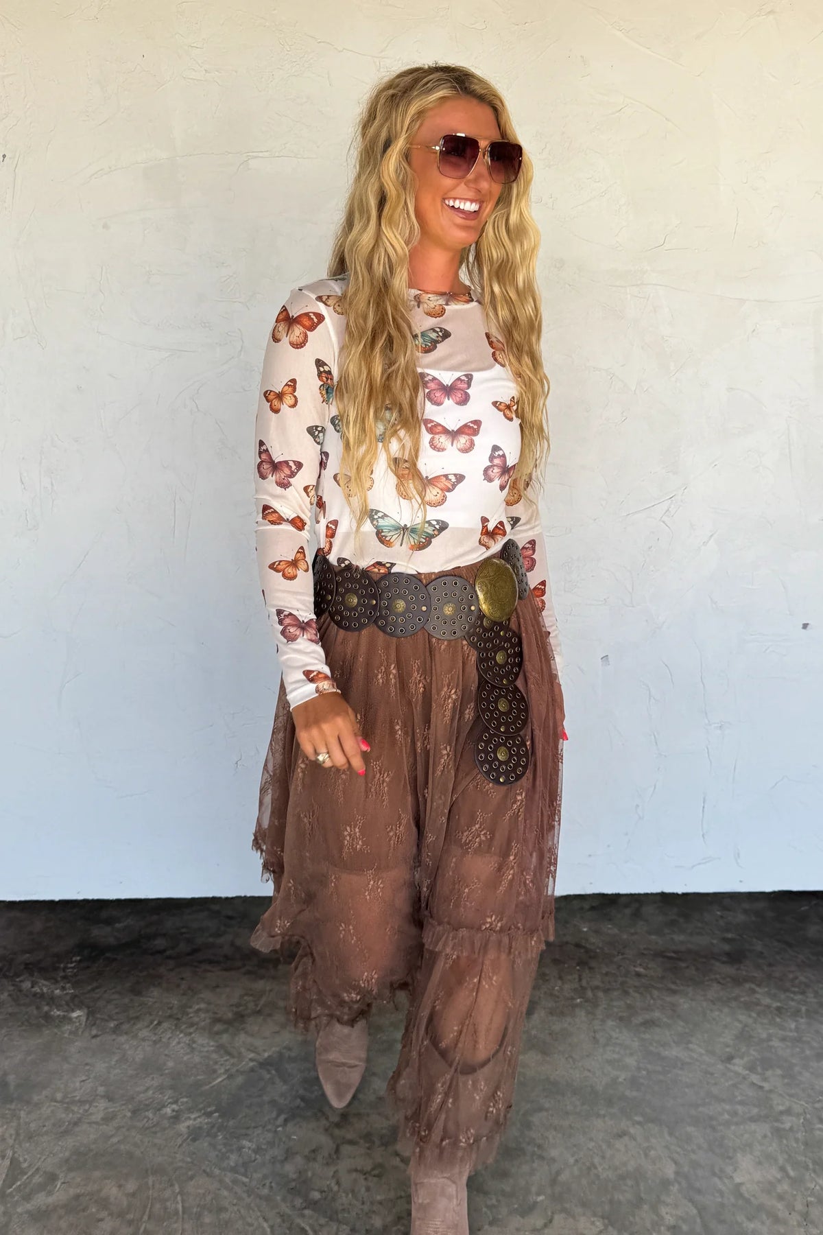 BLAKELEY Autumn Blooming Maxi Skirt