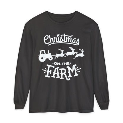 Christmas on the Farm Unisex Ultra Cotton Long Sleeve Tee