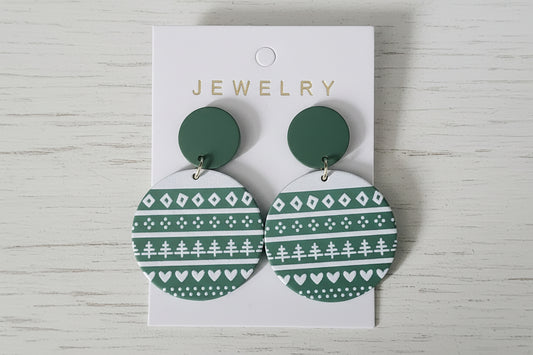 Sweater Weather Winter Acrylic Earrings - 2 Colors