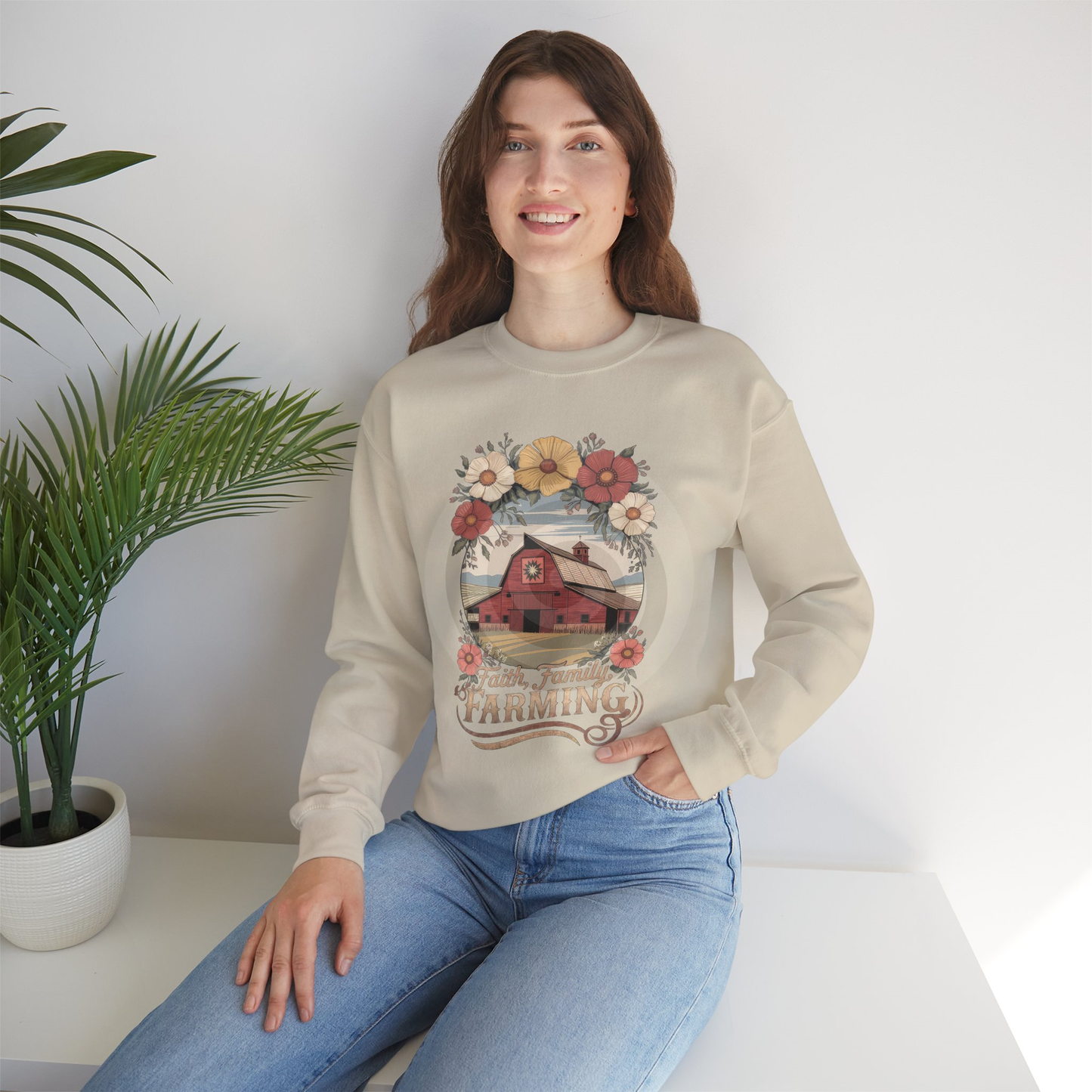 Faith Family Farming Crewneck Sweatshirt - Multiple Colors