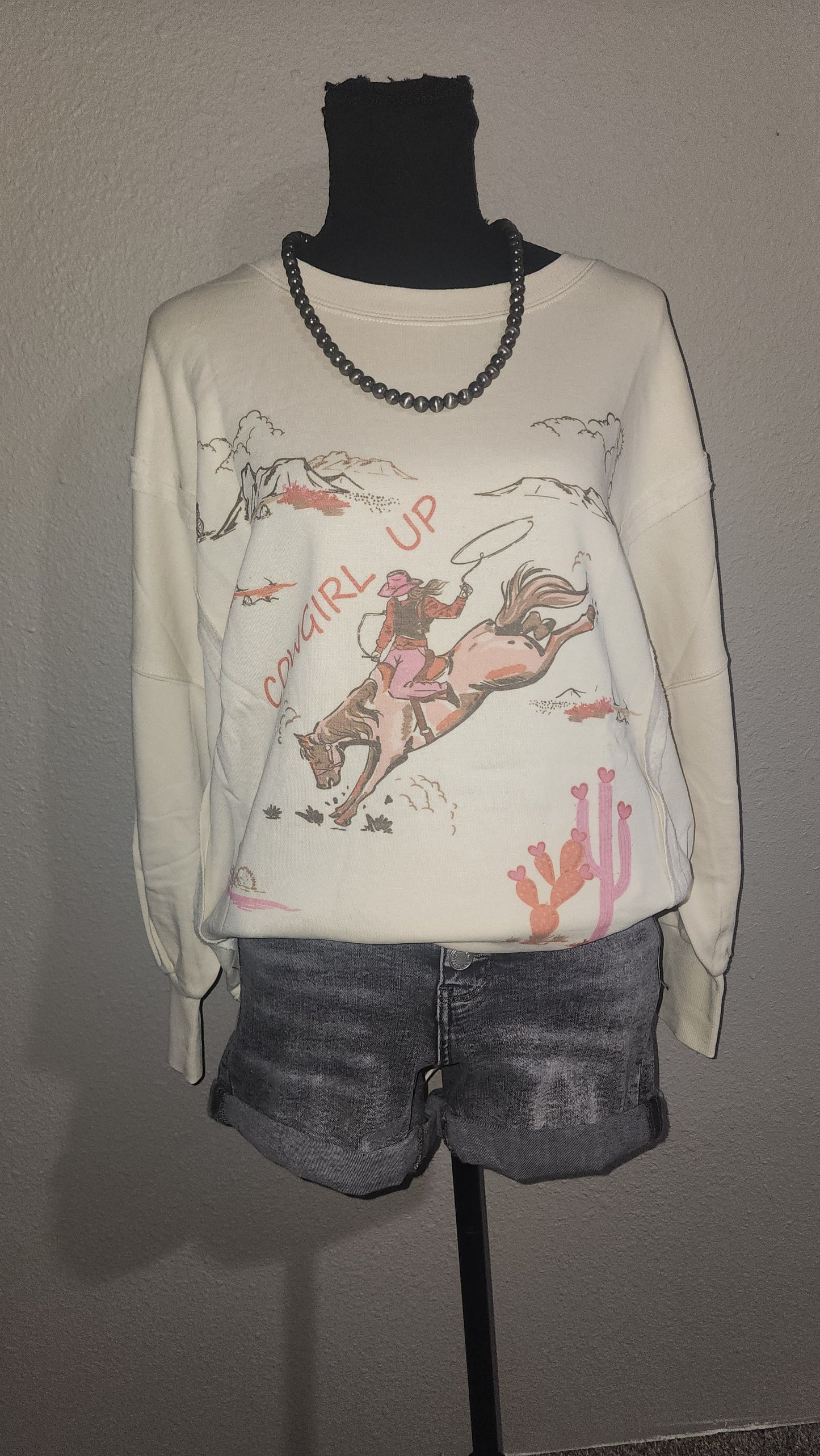 BLAKELEY Cowgirl Up - Ranch Girl Classic Crew Sweatshirt