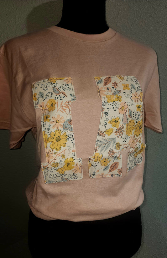 IA Handmade Paper Flowers Print Tee