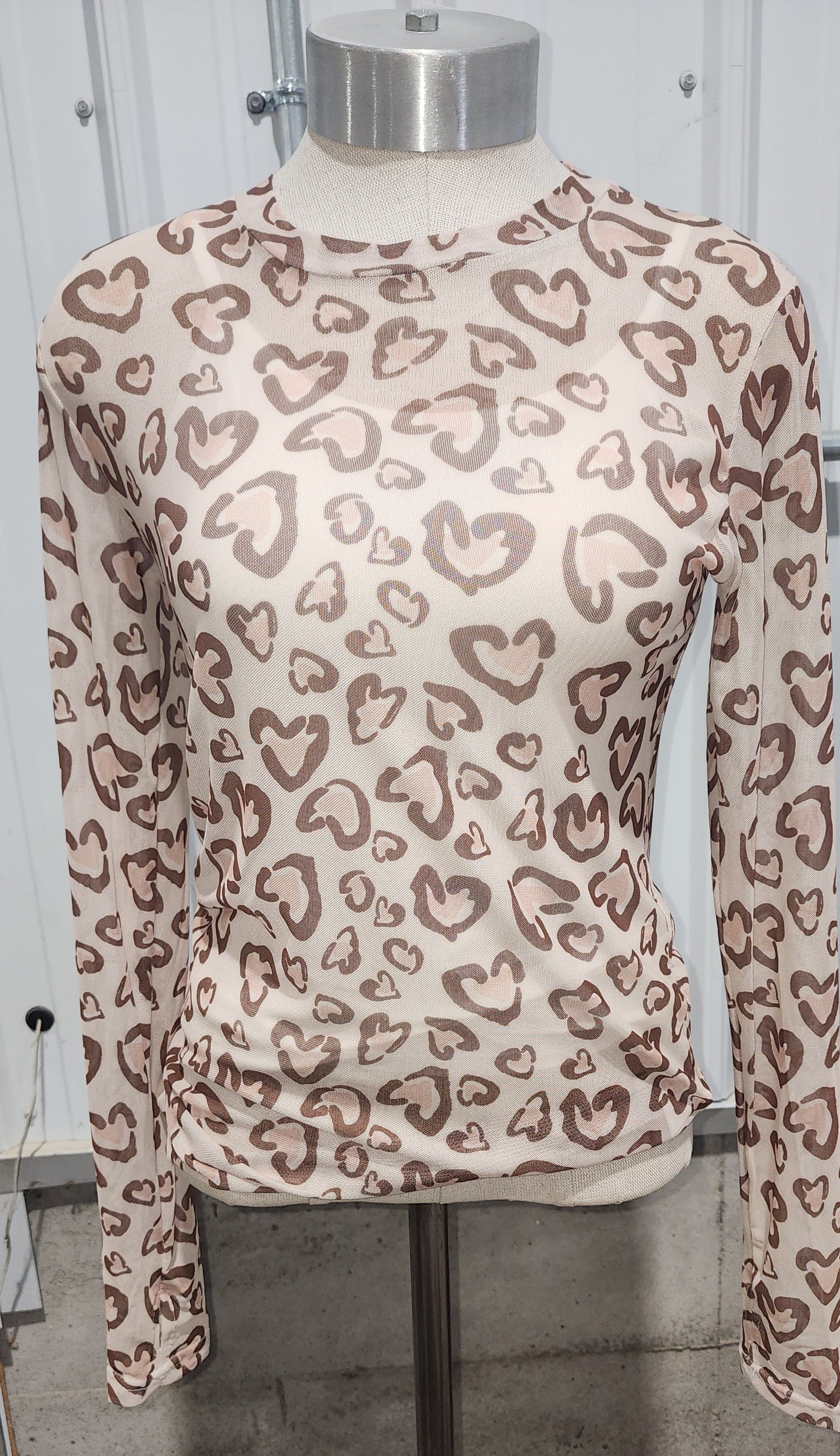 BLAKELEY Valentines Dress It Up Mesh Top