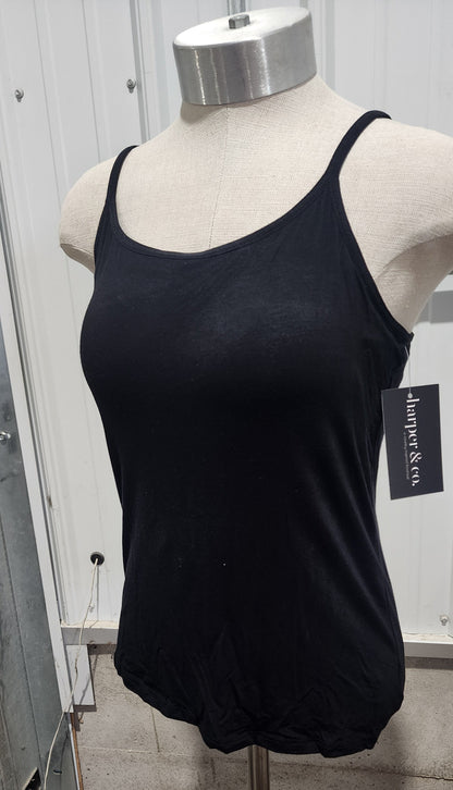 Mavis Scoop Neck Adjustable Strap Built-in Bra Cami - Two Colors