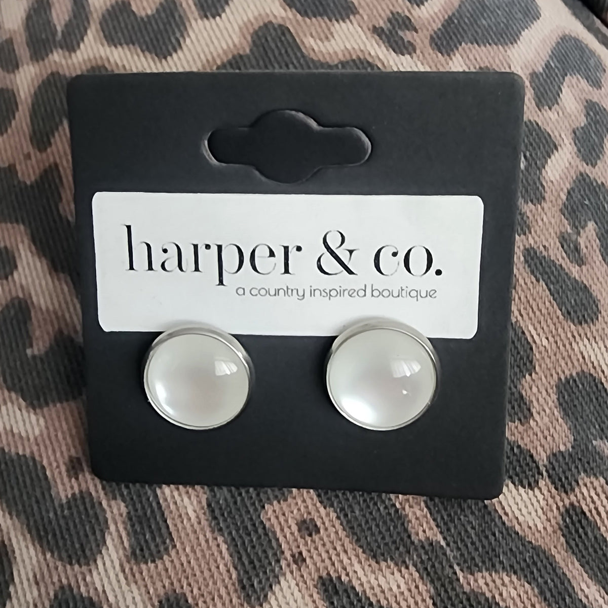 Handmade Marble Earrings