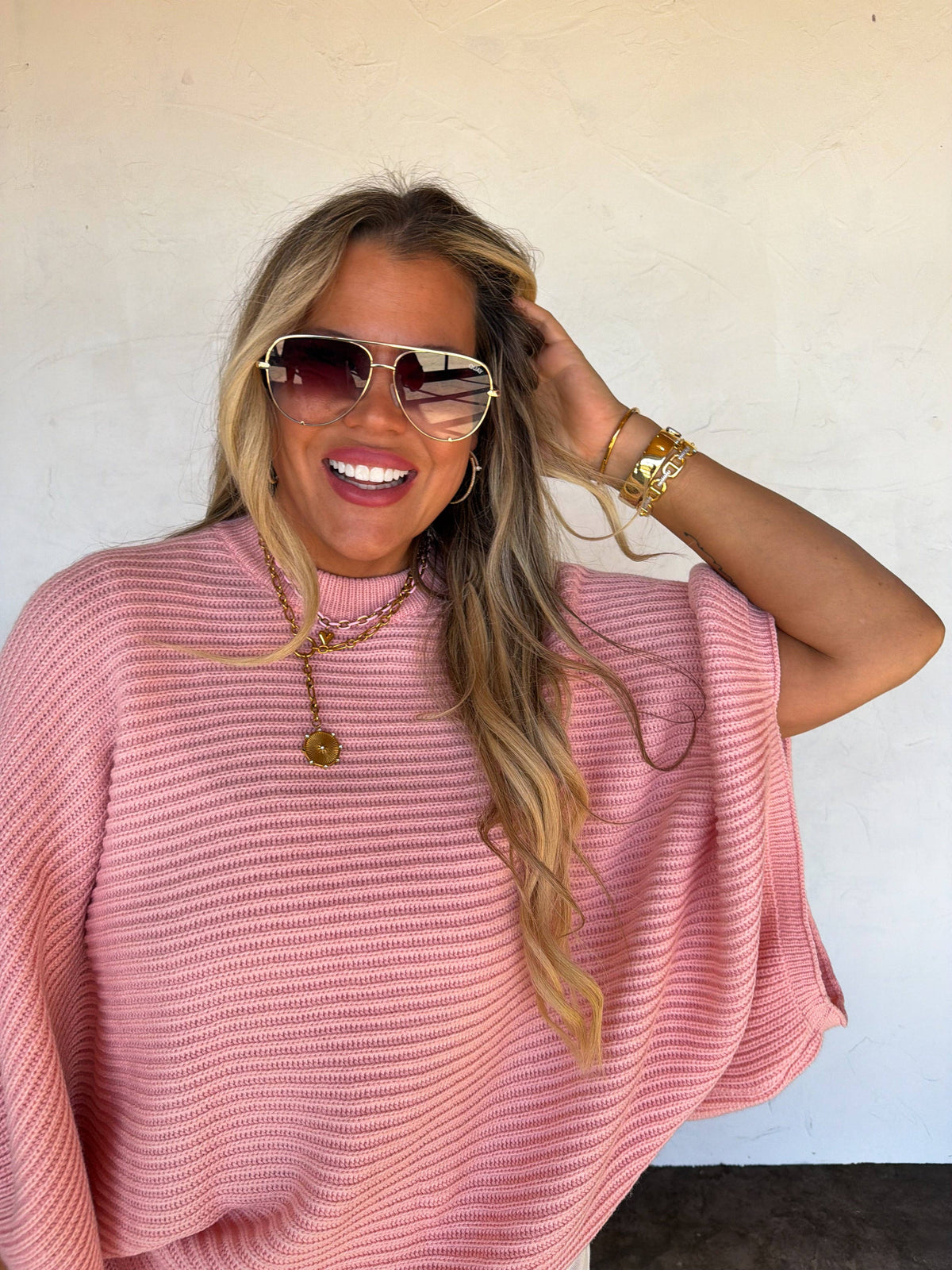 BLAKELEY Pastel Meg Pullover Poncho