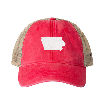 Iowa Women's Washed Mesh-Back Cap