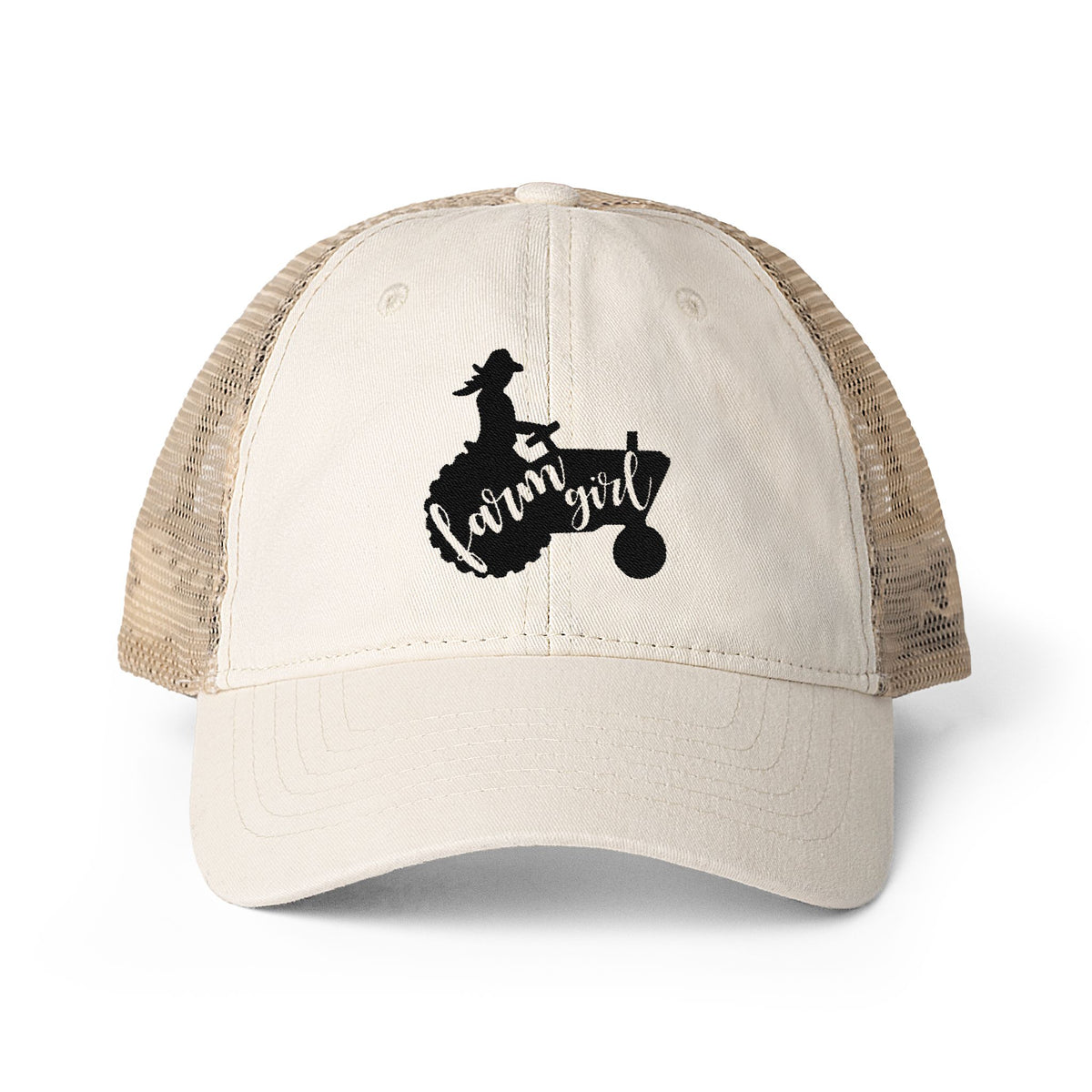 Farm Girl Women's Washed Mesh-Back Cap