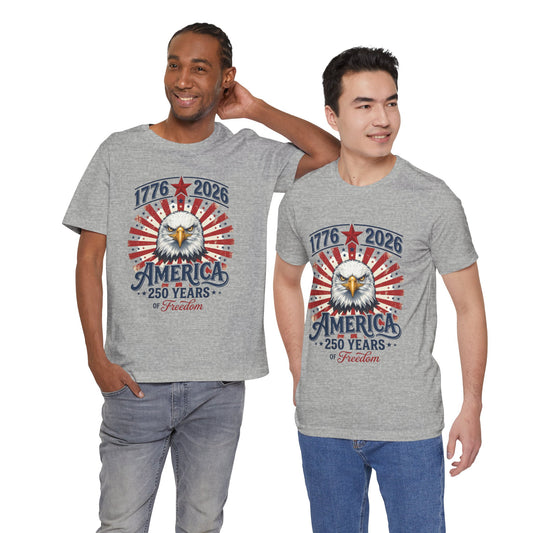 America 250th Anniversary Eagle T-Shirt — USA Bicentennial Celebration Tee