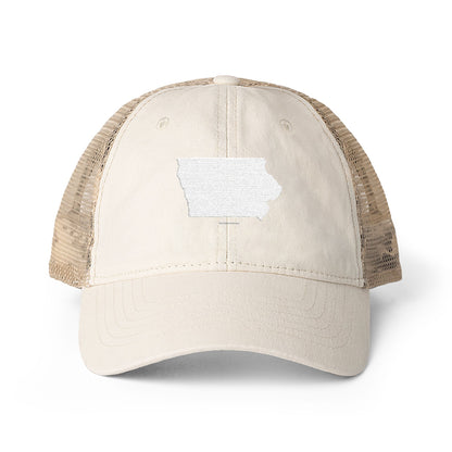 Iowa Women's Washed Mesh-Back Cap