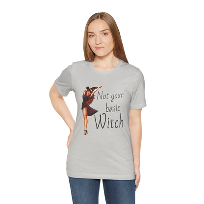 Not Your Basic Witch T-Shirt — Vintage Pinup Witch Tee