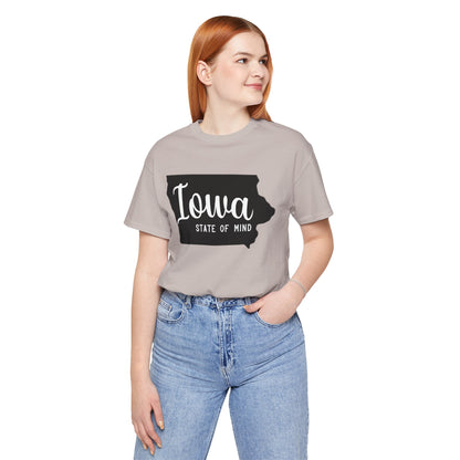 Iowa State of Mind Bella Canvas Jersey Short Sleeve Tee - Multiple Colors