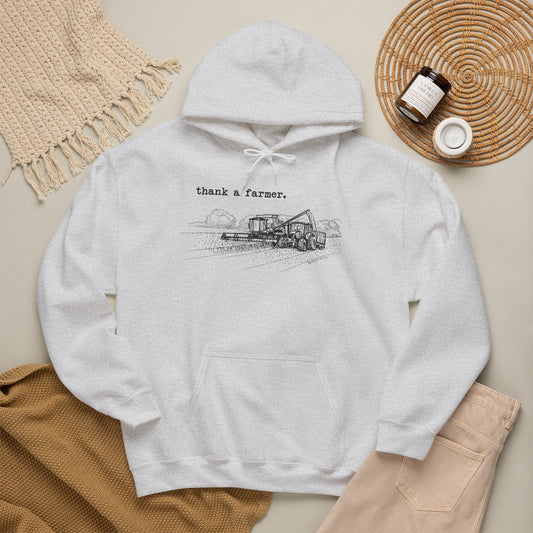 Thank a Farmer Unisex Heavy Blend™ Hooded Sweatshirt
