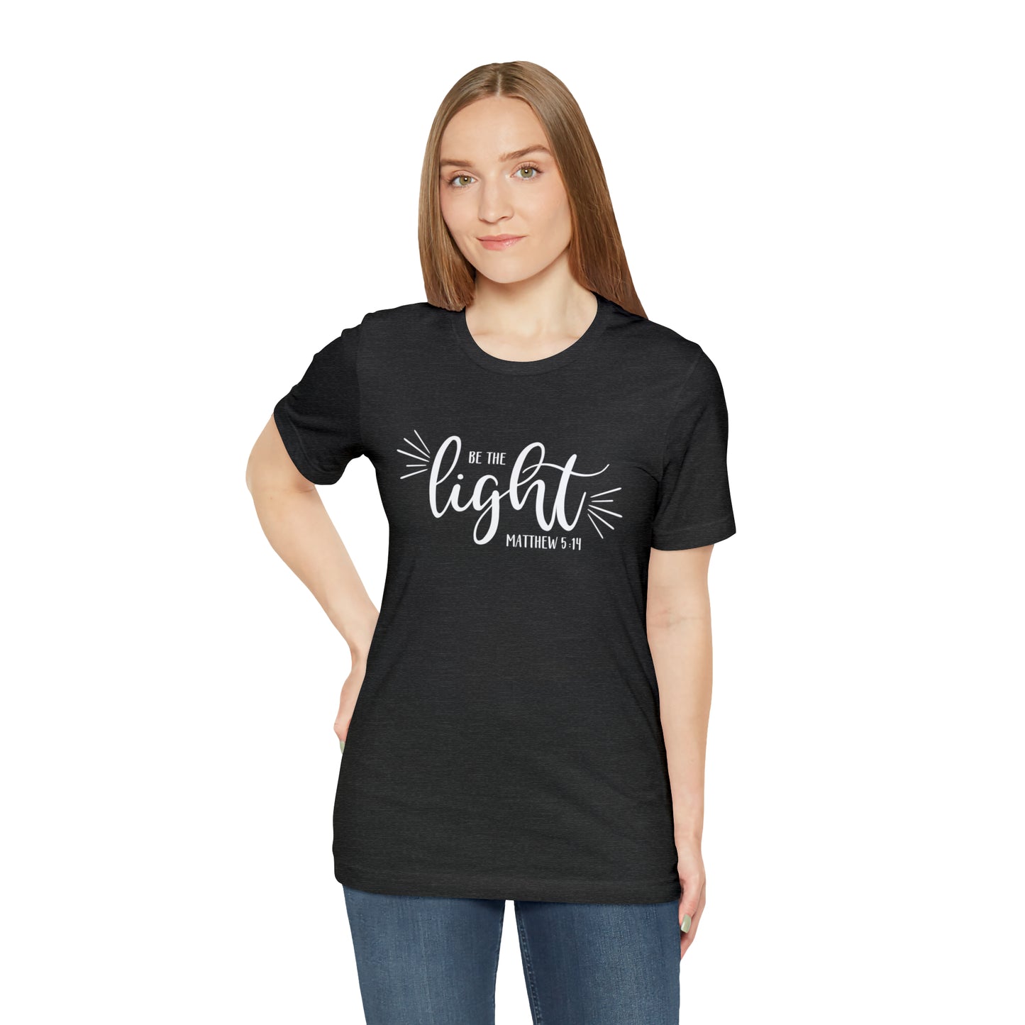 Be the Light Unisex Jersey Short Sleeve Tee