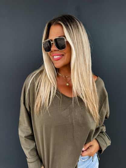 PARKER BASIC WASHED TEE