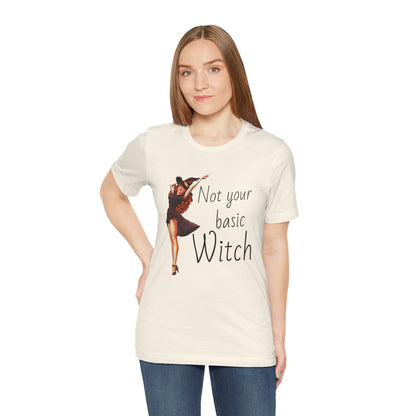 Not Your Basic Witch T-Shirt — Vintage Pinup Witch Tee