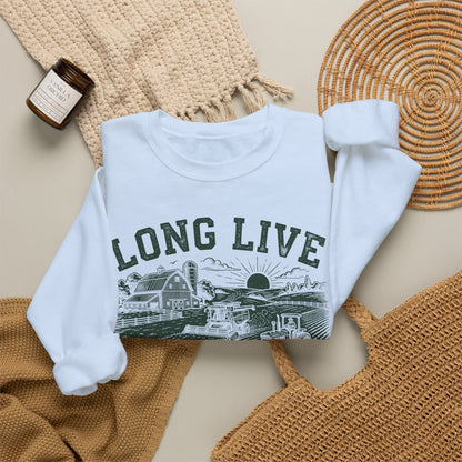 Long Live American Farmers Crewneck Sweatshirt