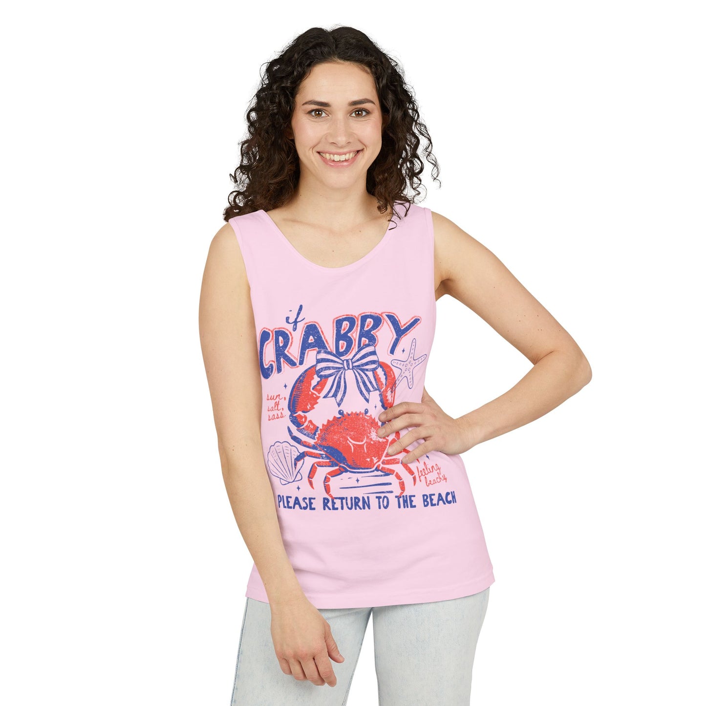 Crabby Please Return to the Beach Tank Top