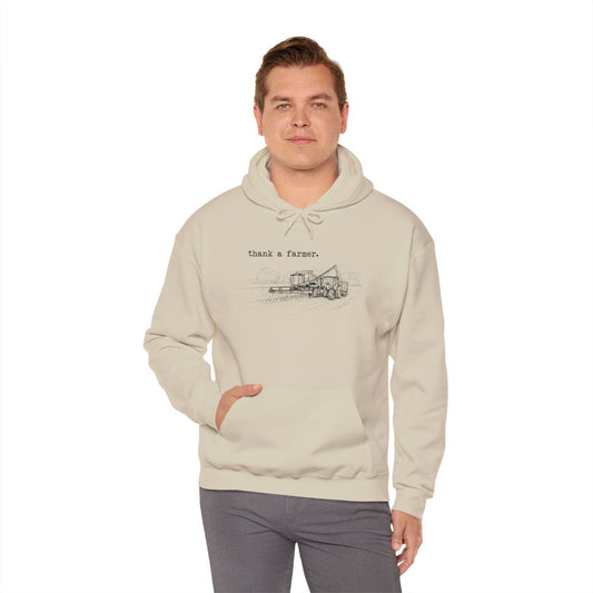 Thank a Farmer Unisex Heavy Blend™ Hooded Sweatshirt