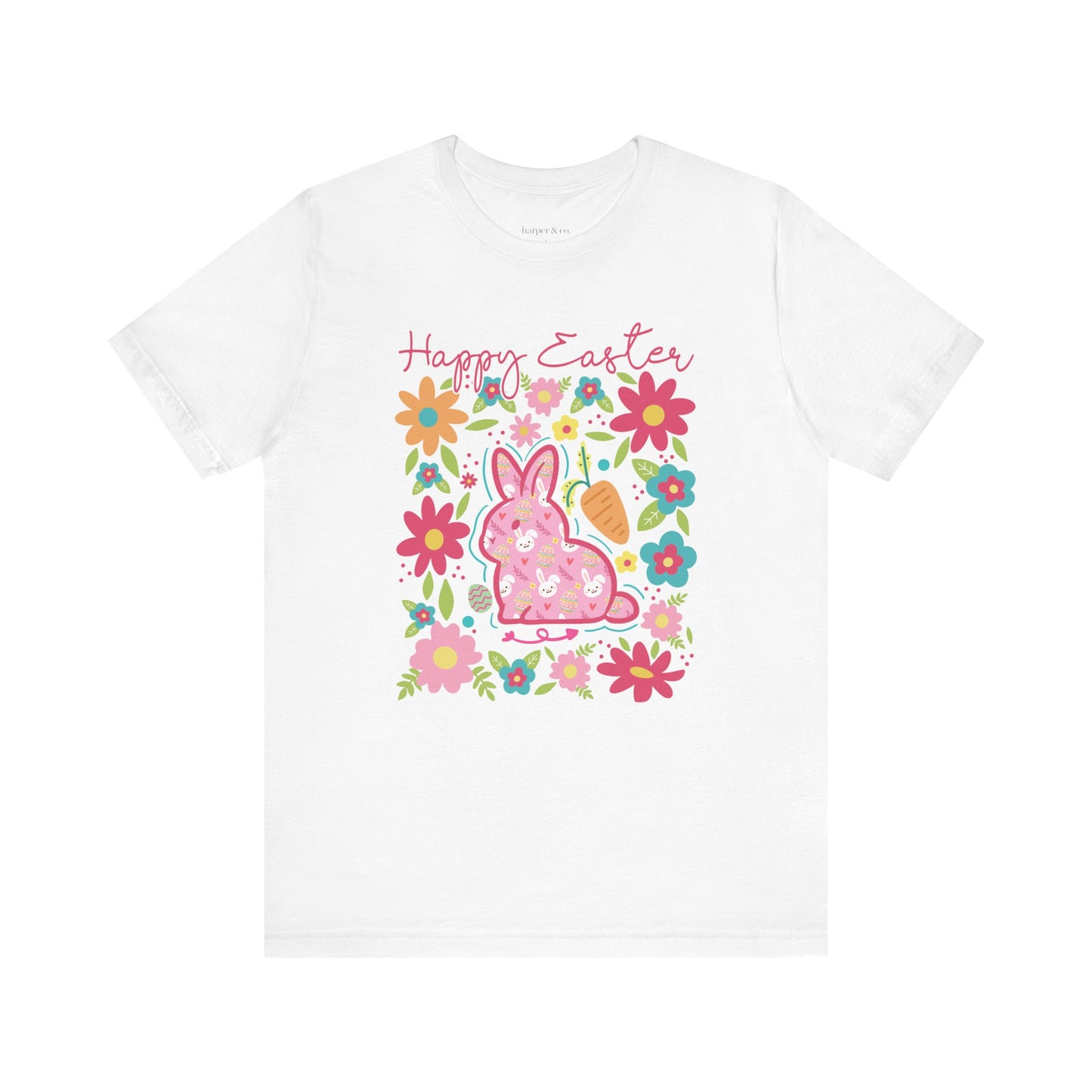 Happy Easter Bella Canvas Unisex Jersey Short Sleeve Tee