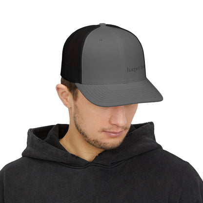 Harper & Co. Embroidered Trucker Cap — Adjustable Snapback Mesh Hat