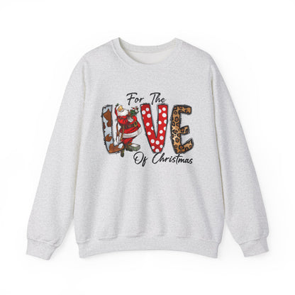 For the Love of Christmas Jersey Sweatshirt Full SIze