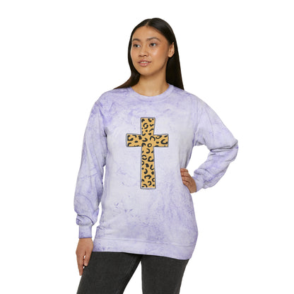 Cross Unisex Color Blast Crewneck Sweatshirt