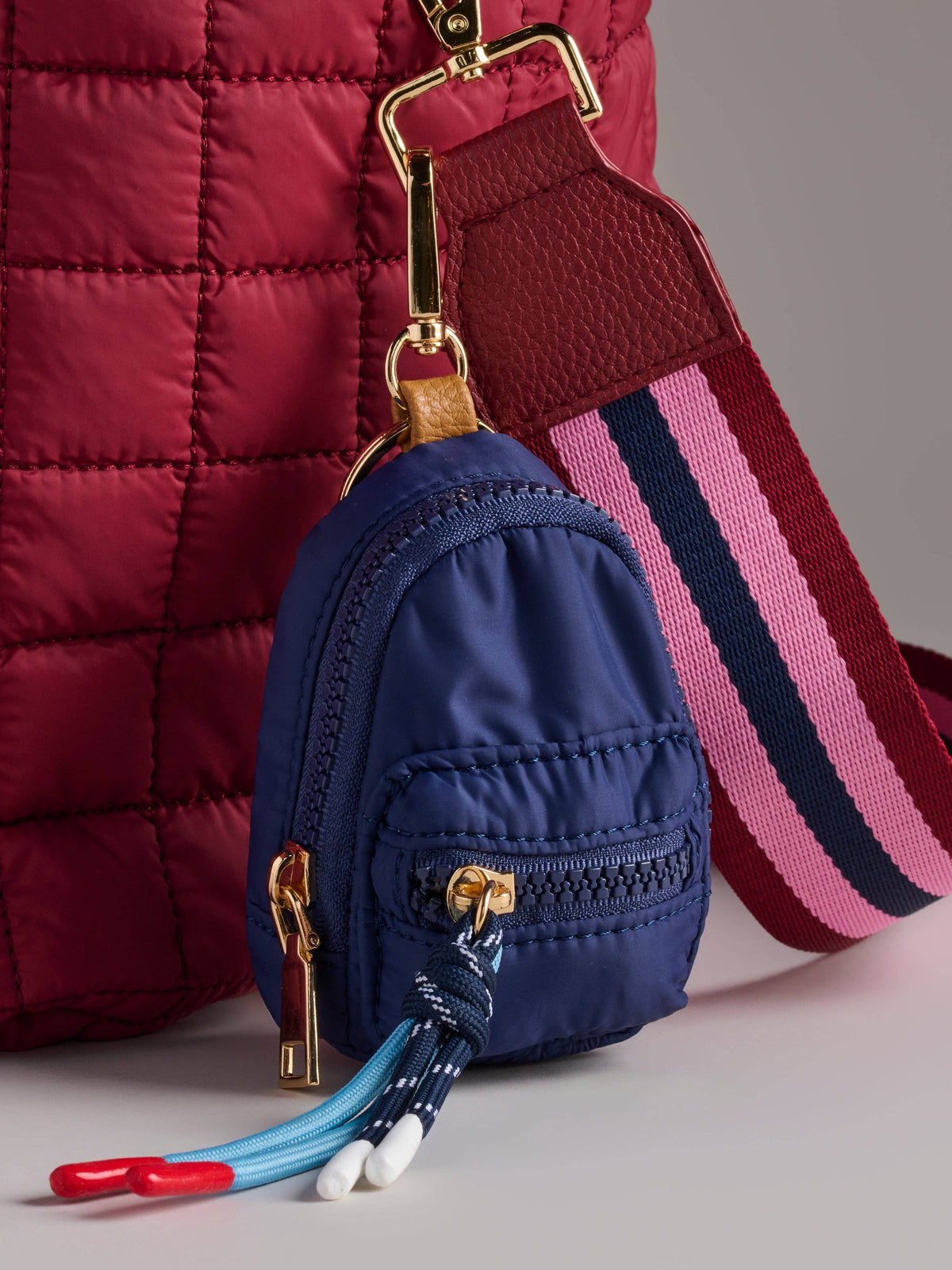 EZRA MINI BACKPACK BAG CHARM