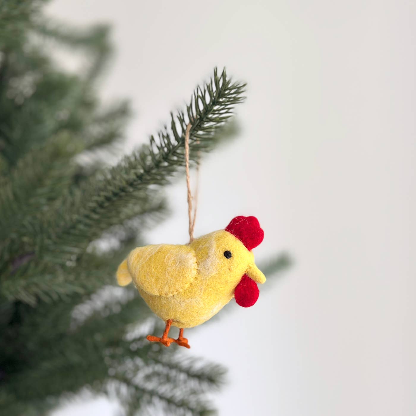 Felt Chicken Ornament