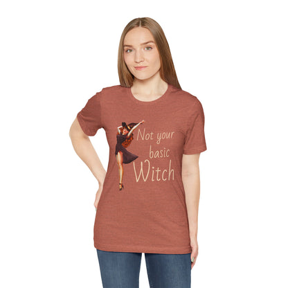Not Your Basic Witch T-Shirt — Vintage Pinup Witch Tee