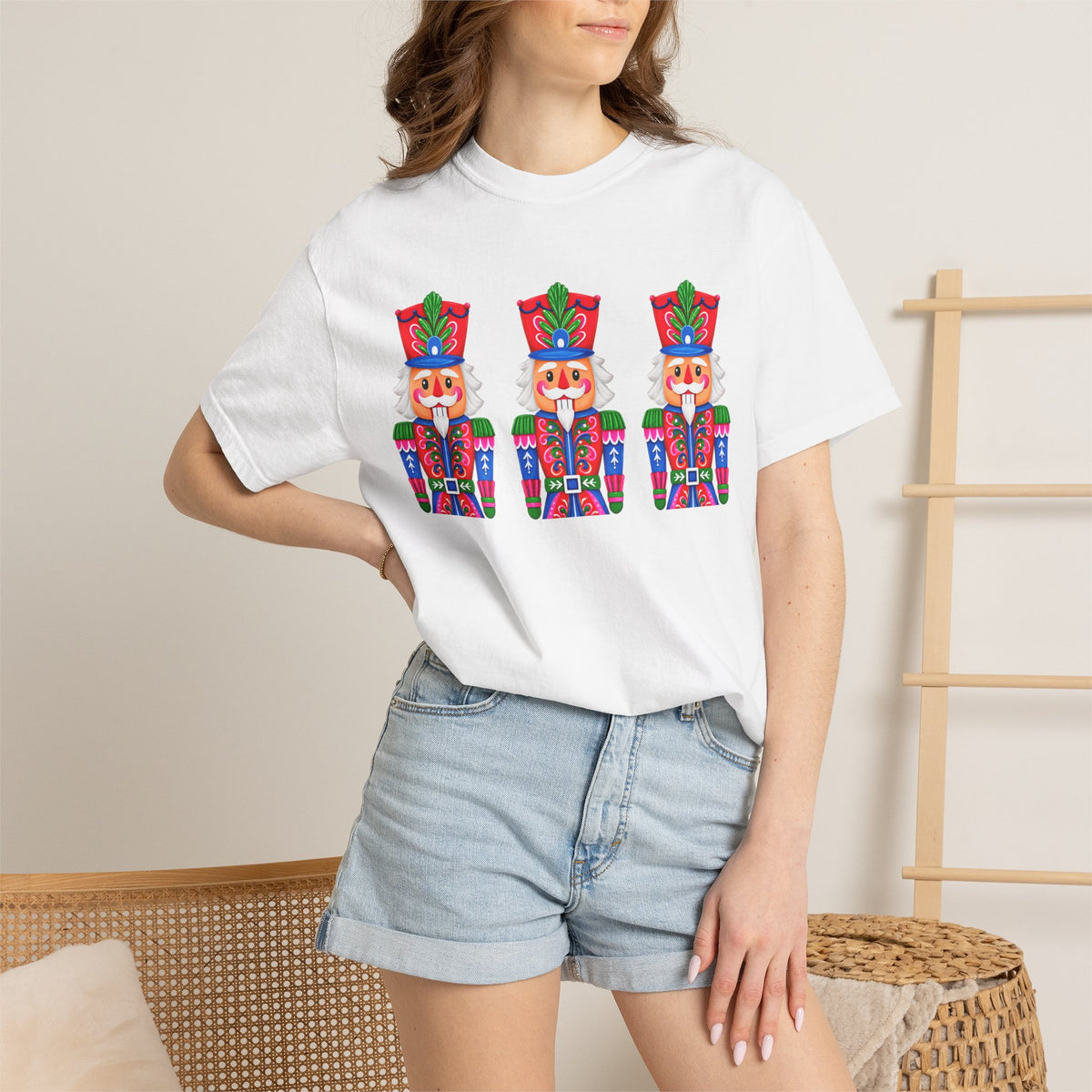 Nutcracker Trio T-shirt — Festive Christmas Holiday Tee