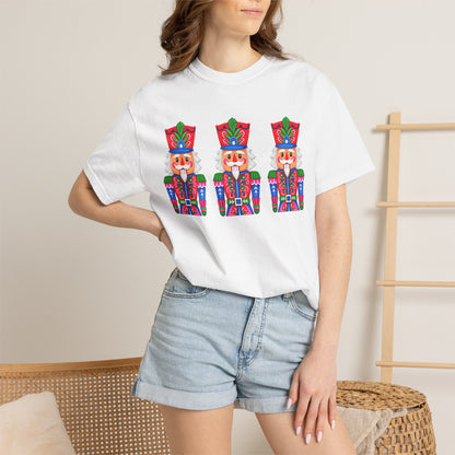 Nutcracker Trio T-shirt — Festive Christmas Holiday Tee