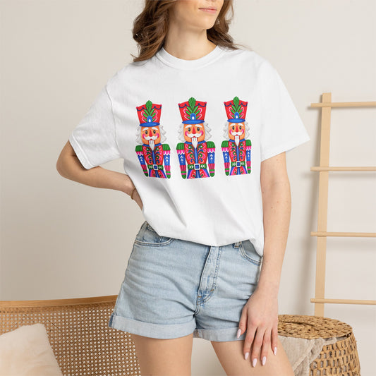 Nutcracker Trio T-shirt — Festive Christmas Holiday Tee