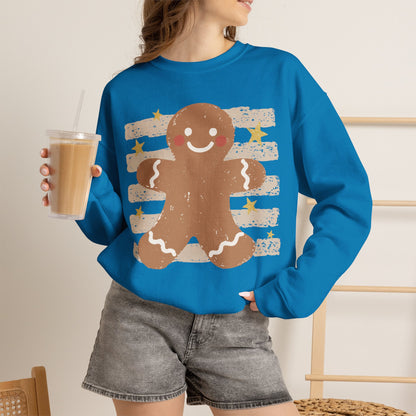 Gingerbread Cookie Sweatshirt — Cute Holiday Christmas Crewneck